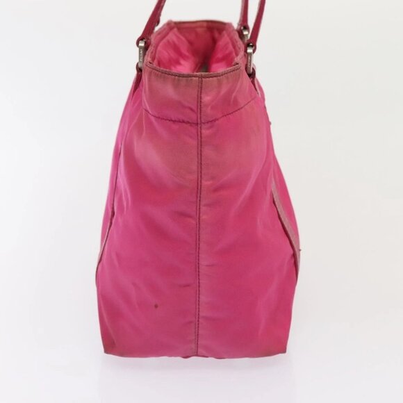 PRADA Hand Bag Nylon Pink Auth bs18106 - Picture 4 of 16